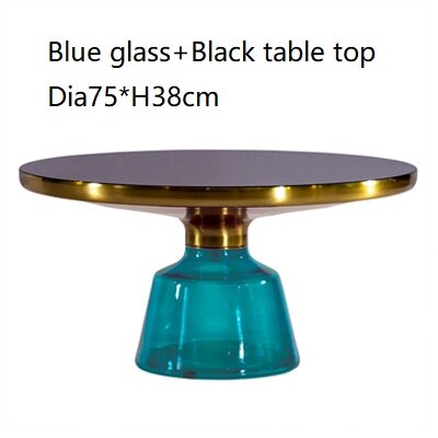 Classic Design Round Glass Couchtisch Side Table Luxury Coffee Glass Tables