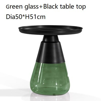 Classic Design Round Glass Couchtisch Side Table Luxury Coffee Glass Tables