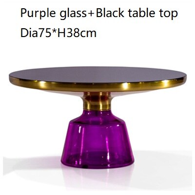 Classic Design Round Glass Couchtisch Side Table Luxury Coffee Glass Tables