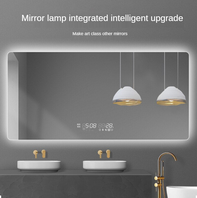 Smart Mirror LED Badezimmerspiegel Frameless Bathroom Backlight Wall Mounted LED Smart Anti-fog Mirror