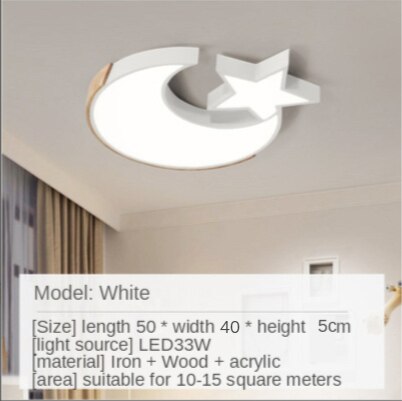 Children's Room Lighting Ceiling Light LED Star Moon Kids Lights