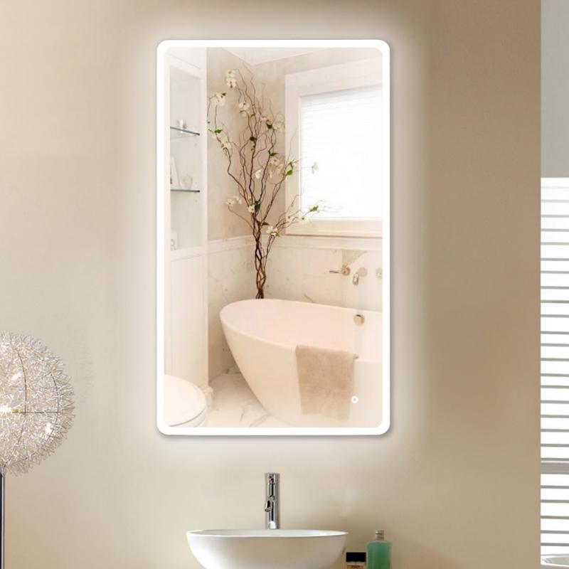 Smart Mirror LED Badezimmerspiegel Copper-free Mercury Bathroom Mirror LCD Lights Aluminum Frame  Mirrors