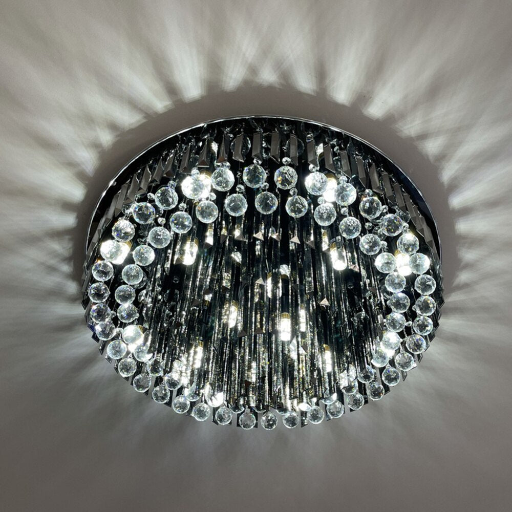 Chandelier Crystal Exalted Lighting Round Light Living Room Bedroom Indoor Home Hanging Chandelier