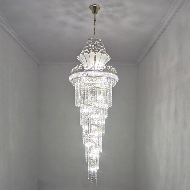 Chandelier Gold Imperial Crystal Hanging Pendant Lamp European Lighting Chandeliers