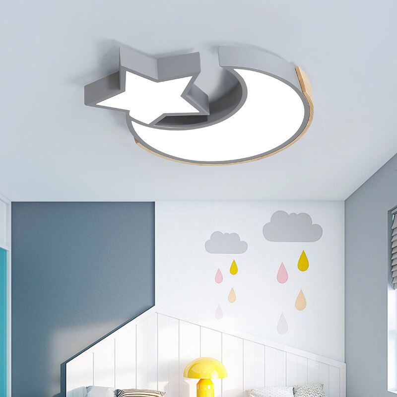 Children's Room Lighting Ceiling Light LED Star Moon Kids Lights