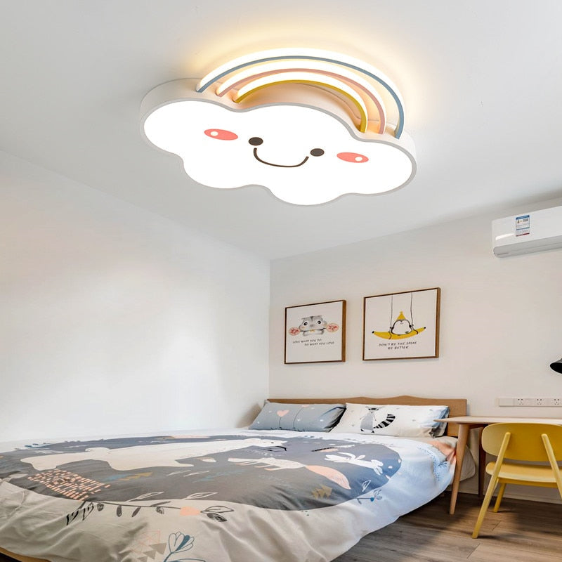 Children's Room Lighting Cartoon Rainbow Cloud Kids Lights