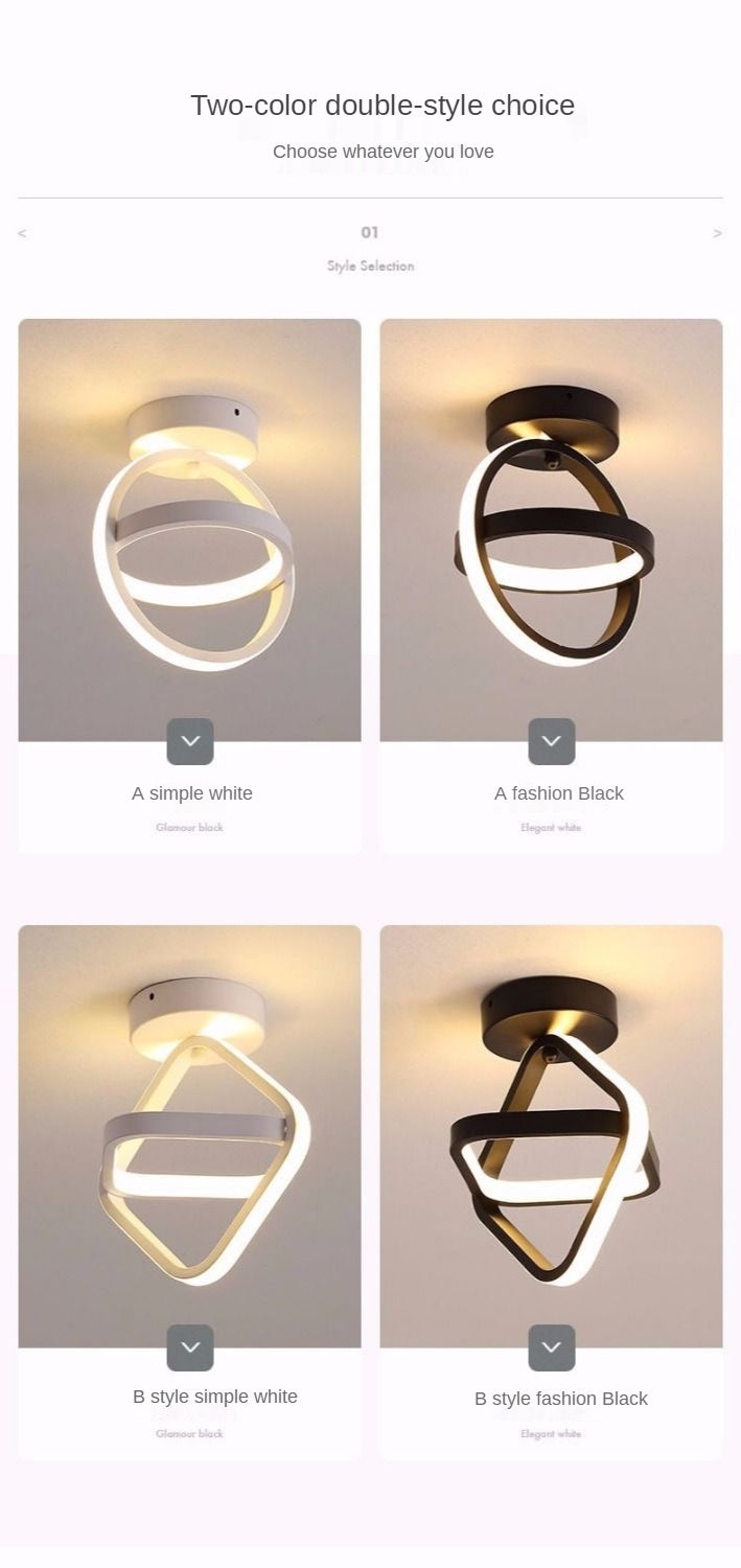 Ceiling Light Nordic Minimalist Ring Lighting Fixture Indoor Ceiling Lights