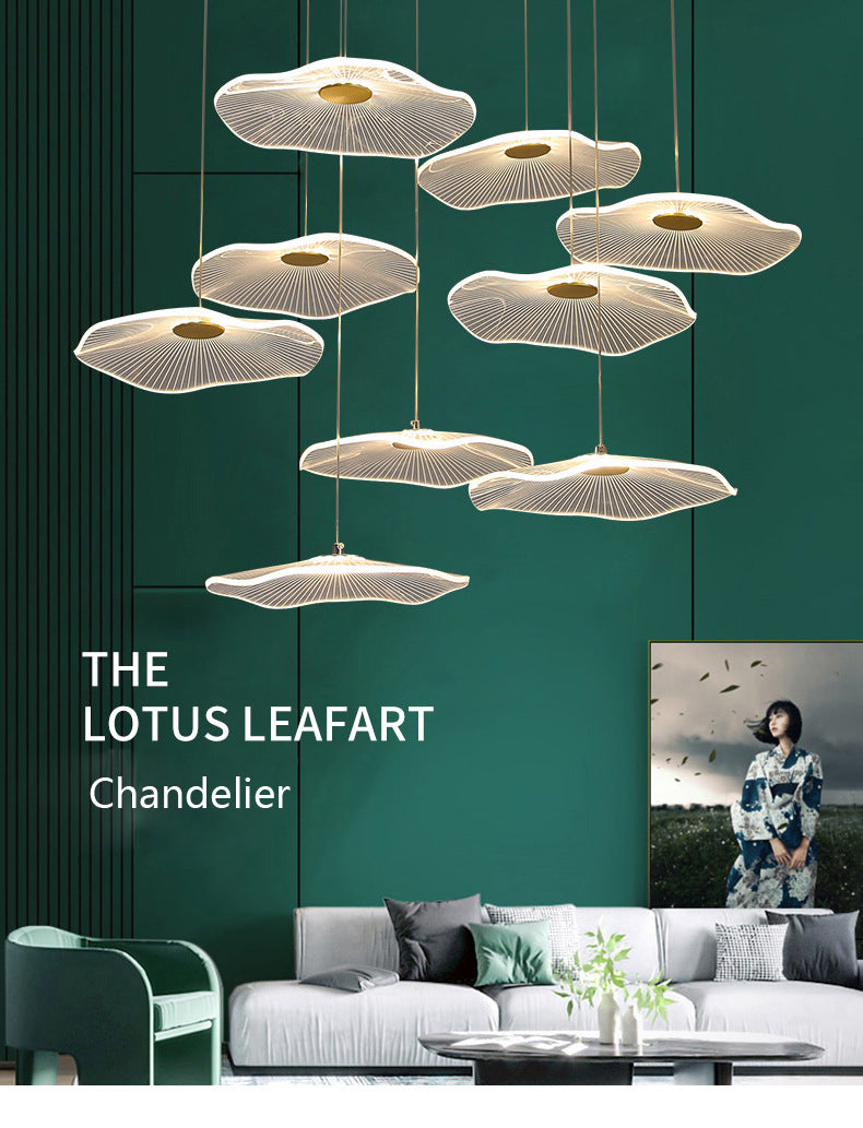 Pendant Light Bubble LED Lotus Leaf LED Lights Acrylic Hanginglamp