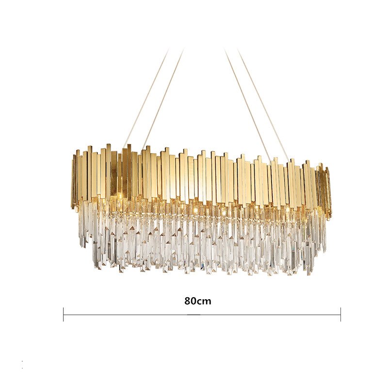 Chandelier Dining Living Room Gold Metal Pendant Hanging Lights Chandeliers 