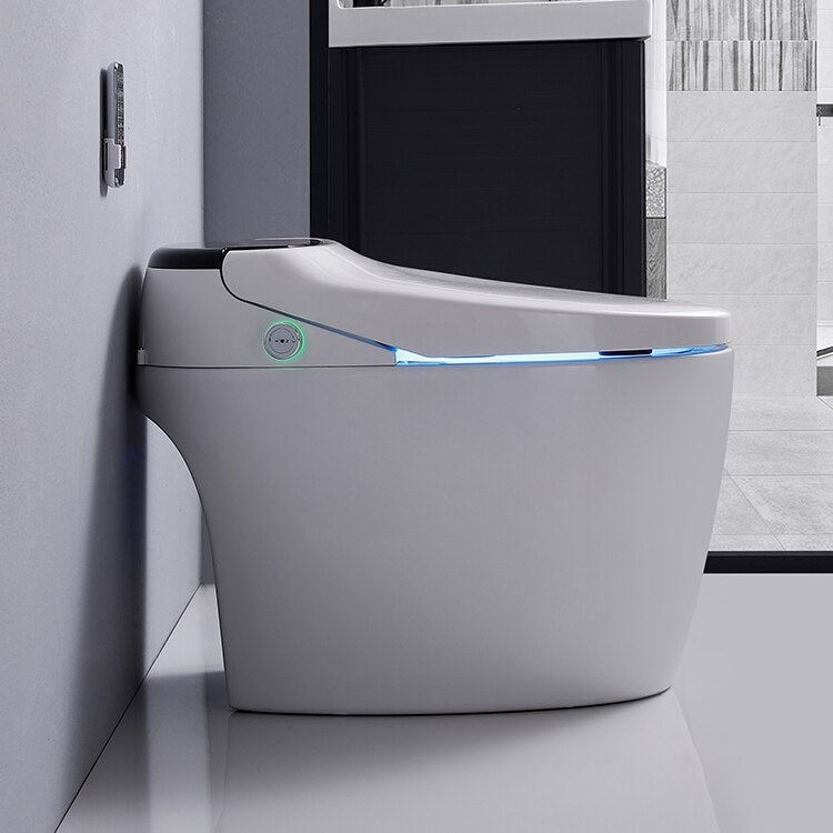 Bathroom Toilet S-trap Intelligent Floor Mounted WC Remote Controlled Smart Bidet Toilette