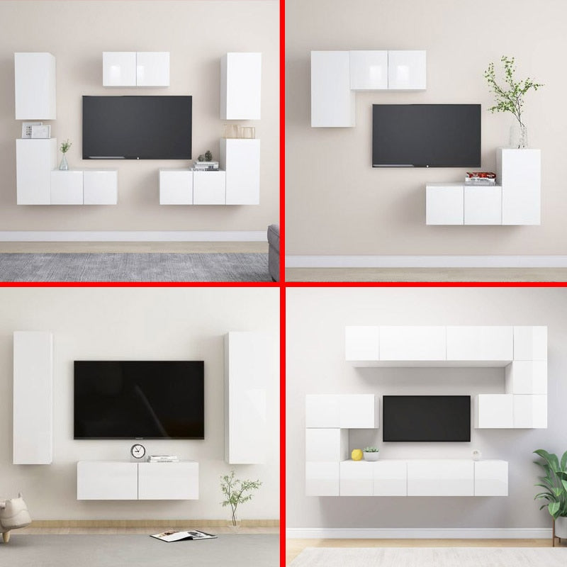 TV Stand Furniture Sets Modern TV Lowboard Combination TV Cabinet Sets