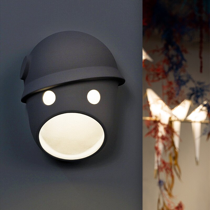 Wall Lamps Nordic Designer Mask Beside Led Wall Lights