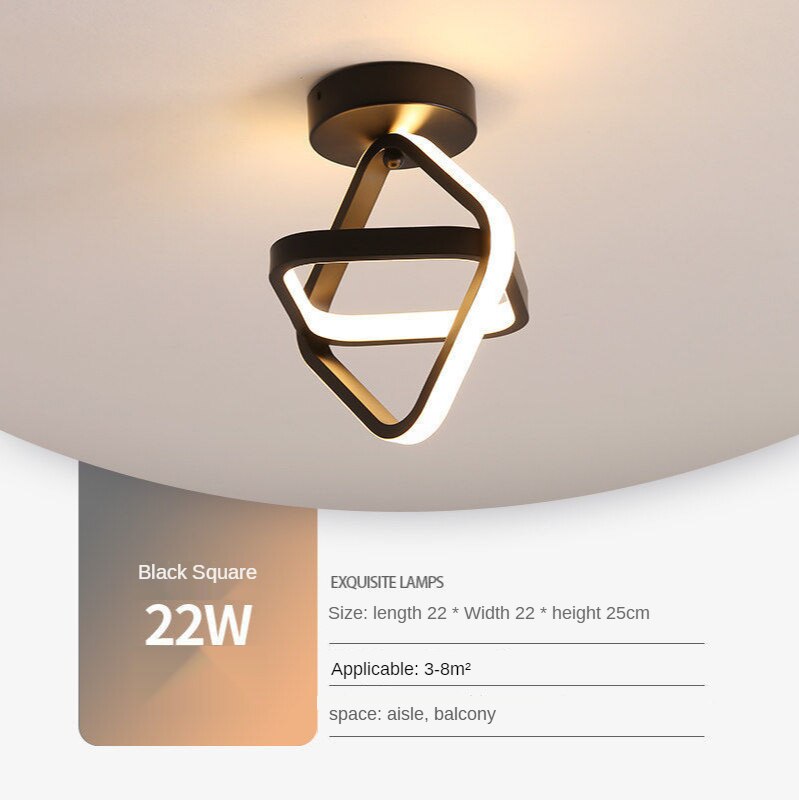 Ceiling Light Nordic Minimalist Ring Lighting Fixture Indoor Ceiling Lights