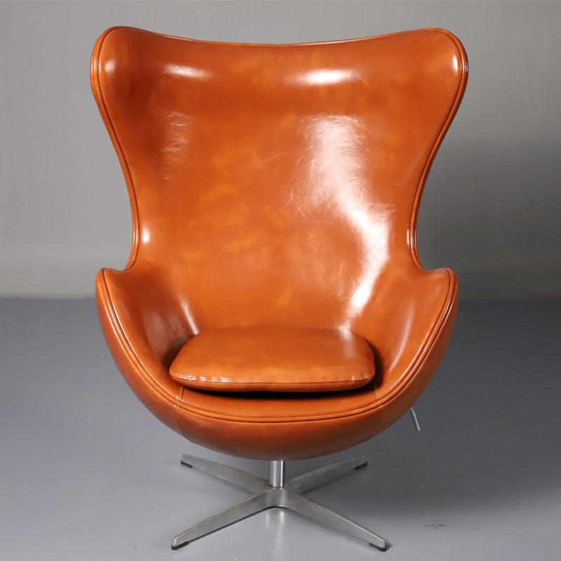 Wing Chair Designer Leisure Nordic Modern Leather Sessel Simple Creative Wing Chairs