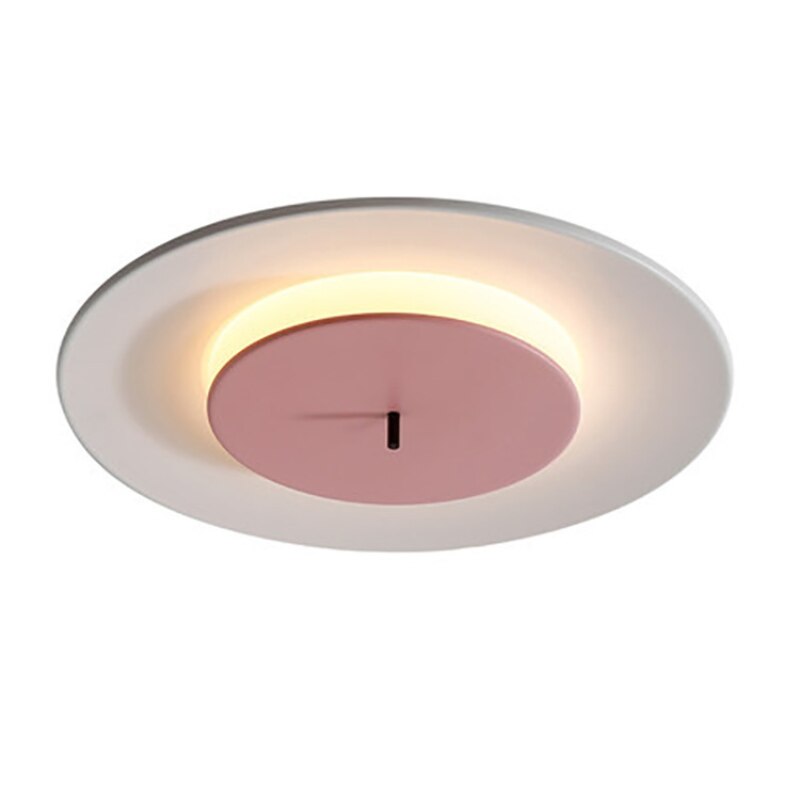 Children's Room Lighting Modern Led Round Creative Macaron Nordic Flying Saucer Ceiling Lights