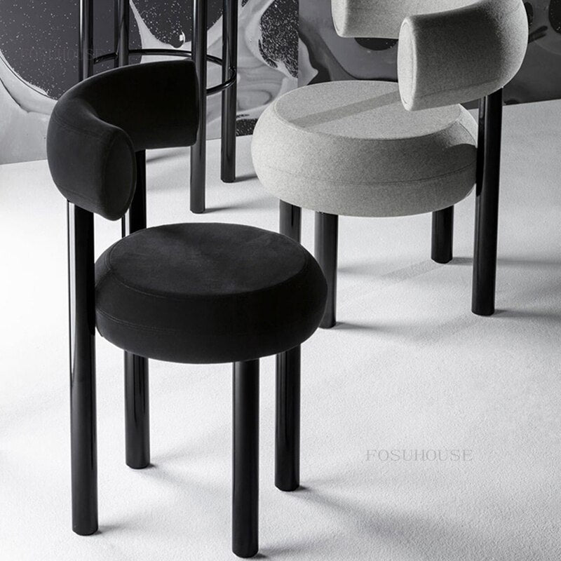 Stool Chair Round Chairs Nordic Creative Living Room Stühle Minimalist Dining Hocker