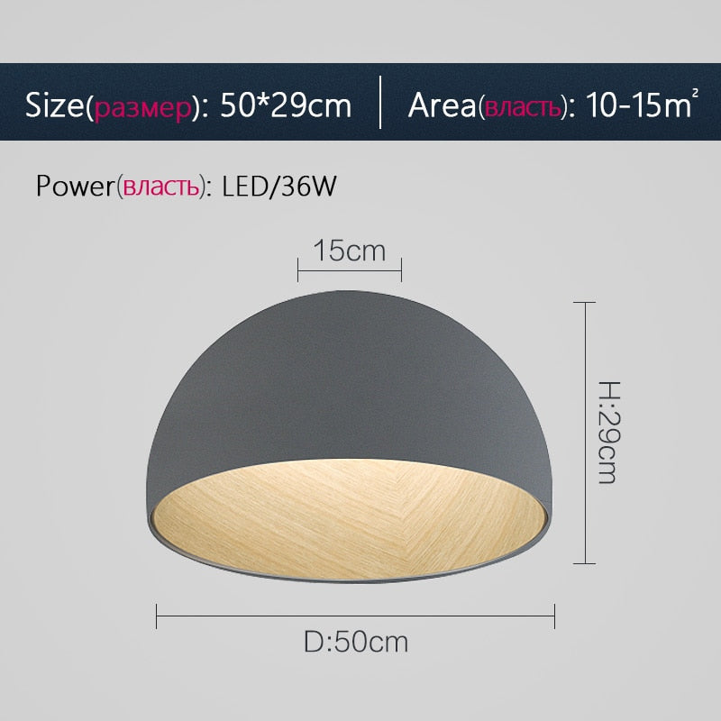 Bedroom Lamp Ceiling Creative Inclined Light Minimalist Wood Grain Study Lamps