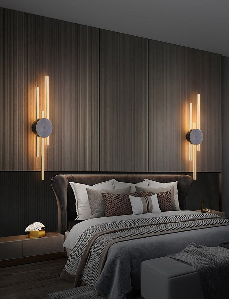 Wall Lamps Surface Mount Minimalist LED Long Coppe Wall Lights