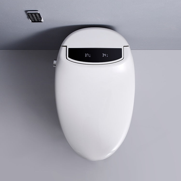 Bathroom Toilet S-trap Intelligent Floor Mounted WC Remote Controlled Smart Bidet Toilette