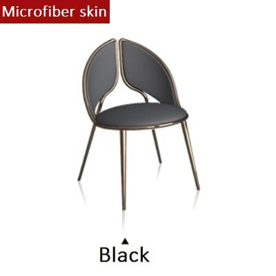 Dining Chairs Sets Modern Style Upholsteried Leather Esszimmerstühle Luxury Petal Chairs