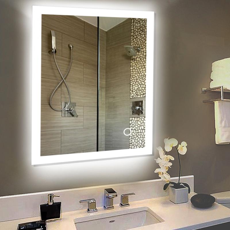 Smart Mirror LED Badezimmerspiegel Bathroom Smart Rectangular High Quality Refection LED Vanity Mirror Anti-Fog