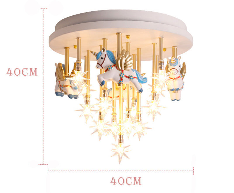 Children's Room Lighting Round Shape Kids Room Lights