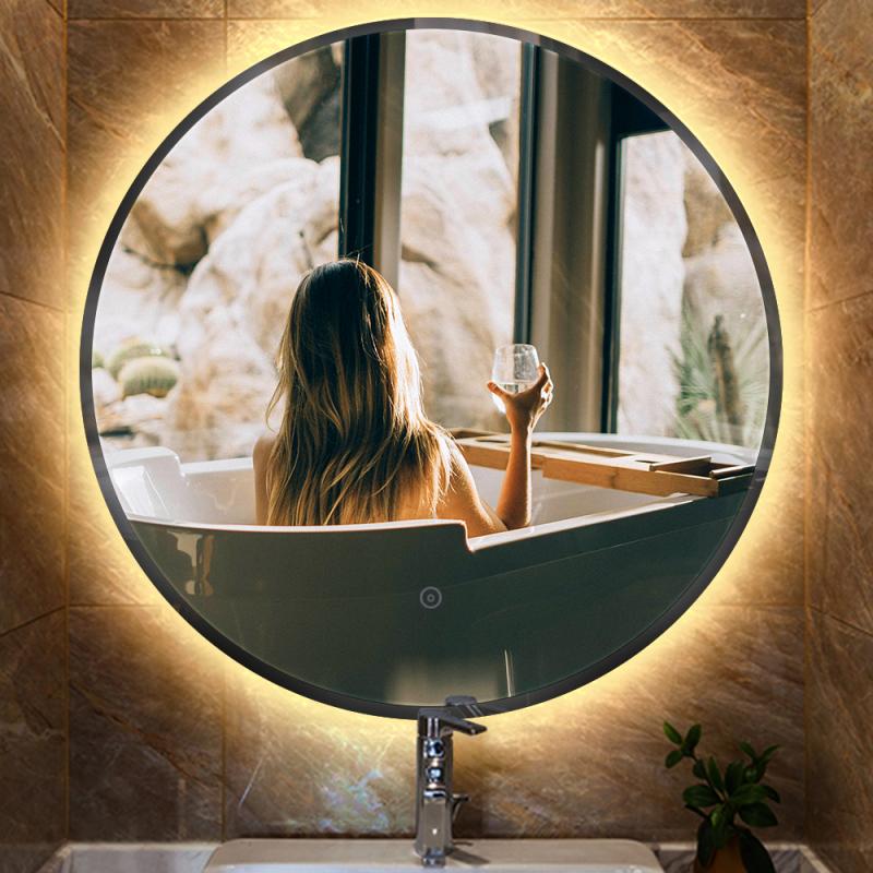 Smart Mirror LED Badezimmerspiegel Lights High Quanlity Wall Mounted Lighted Smart Round Bathroom Mirror