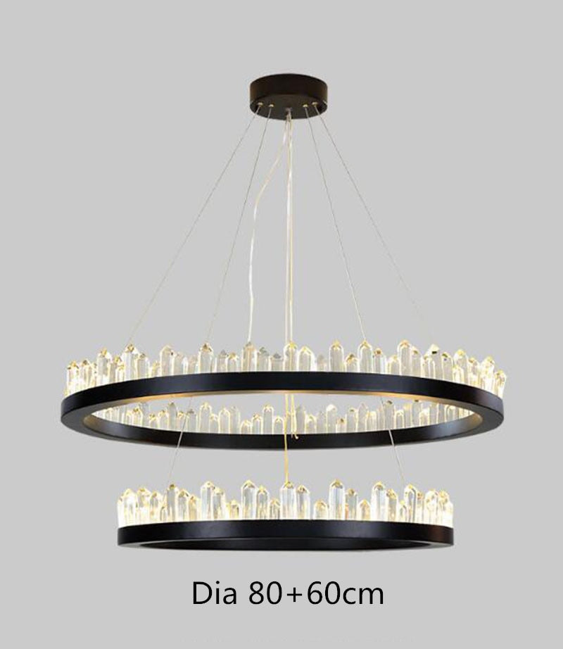 Pendant Light Manggic Modern Crystal Hanging LED Nordic Light Leuchter