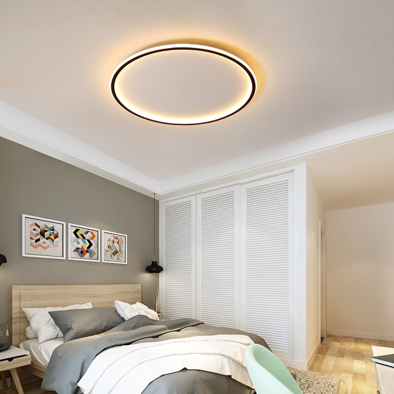 Ceiling Lights Led Golden Lustre Simplicity Acrylic Ceiling Lights