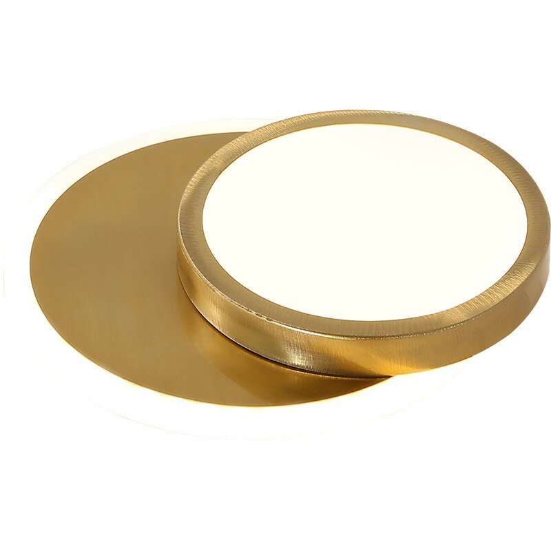 Ceiling Light Fixture Modern Nordic Led Golden Warm Corridor Indoor Ceiling Light