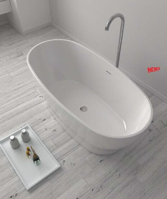 Bathtub Bathroom Freestanding Acrylic Badewanne Bathroom Oval Soaking Tub