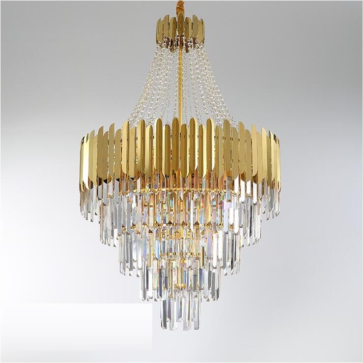 Chandelier American Crystal Gold Decoration Chandeliers