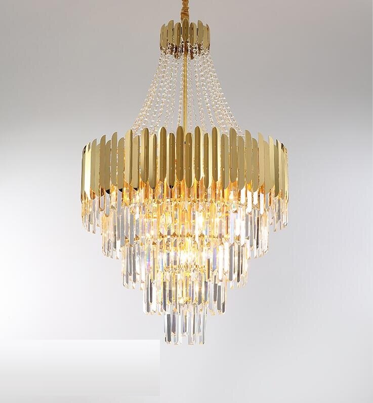 Chandelier American Crystal Gold Decoration Chandeliers