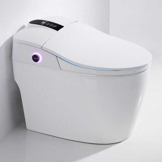 Bathroom Toilet S-trap Intelligent Floor Mounted WC Remote Controlled Smart Bidet Toilette