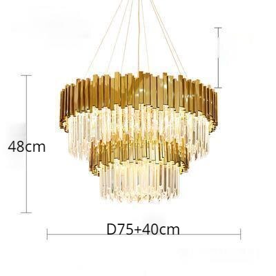 Chandelier Dining Living Room Gold Metal Pendant Hanging Lights Chandeliers 