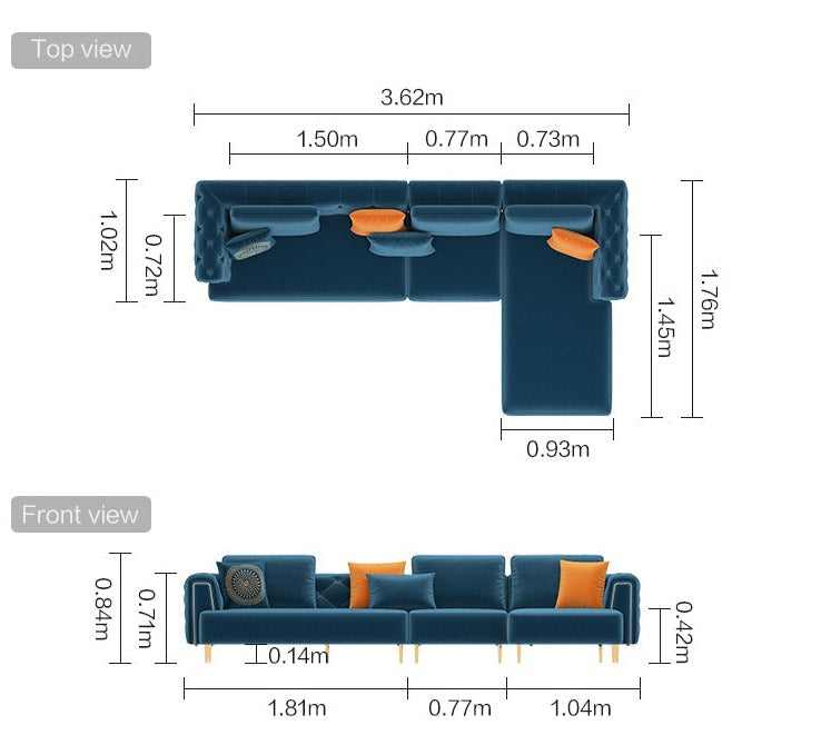 3+2+1 Sofa Set Noble Emerald Green Velvet Tufted Sofas Fall Winter's Home Design