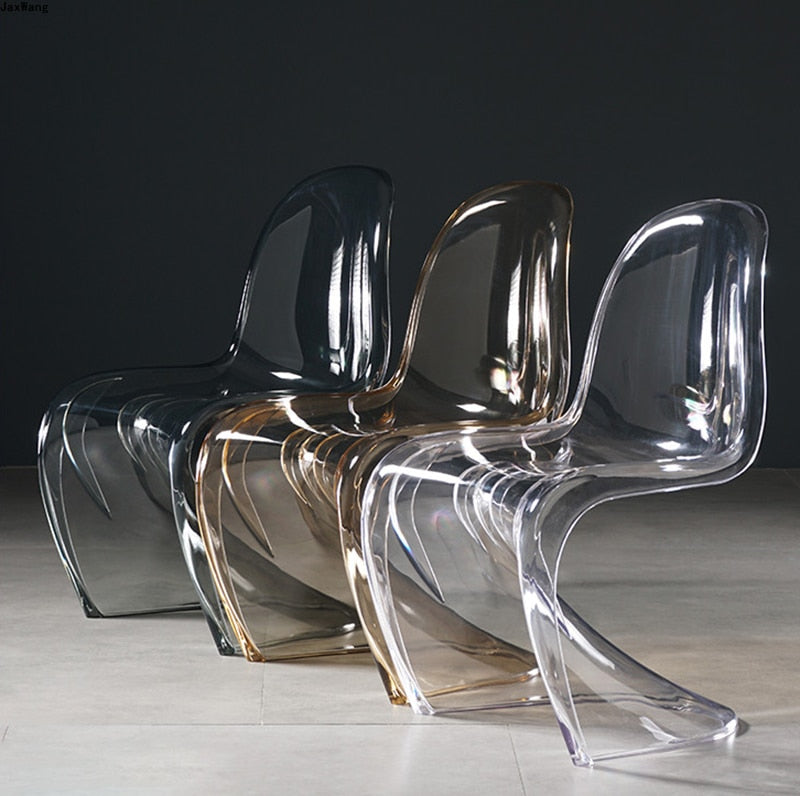 Panton Chair Creative Acrylic Dining Ghost Chair Diningroom Furniture Panton Chairs