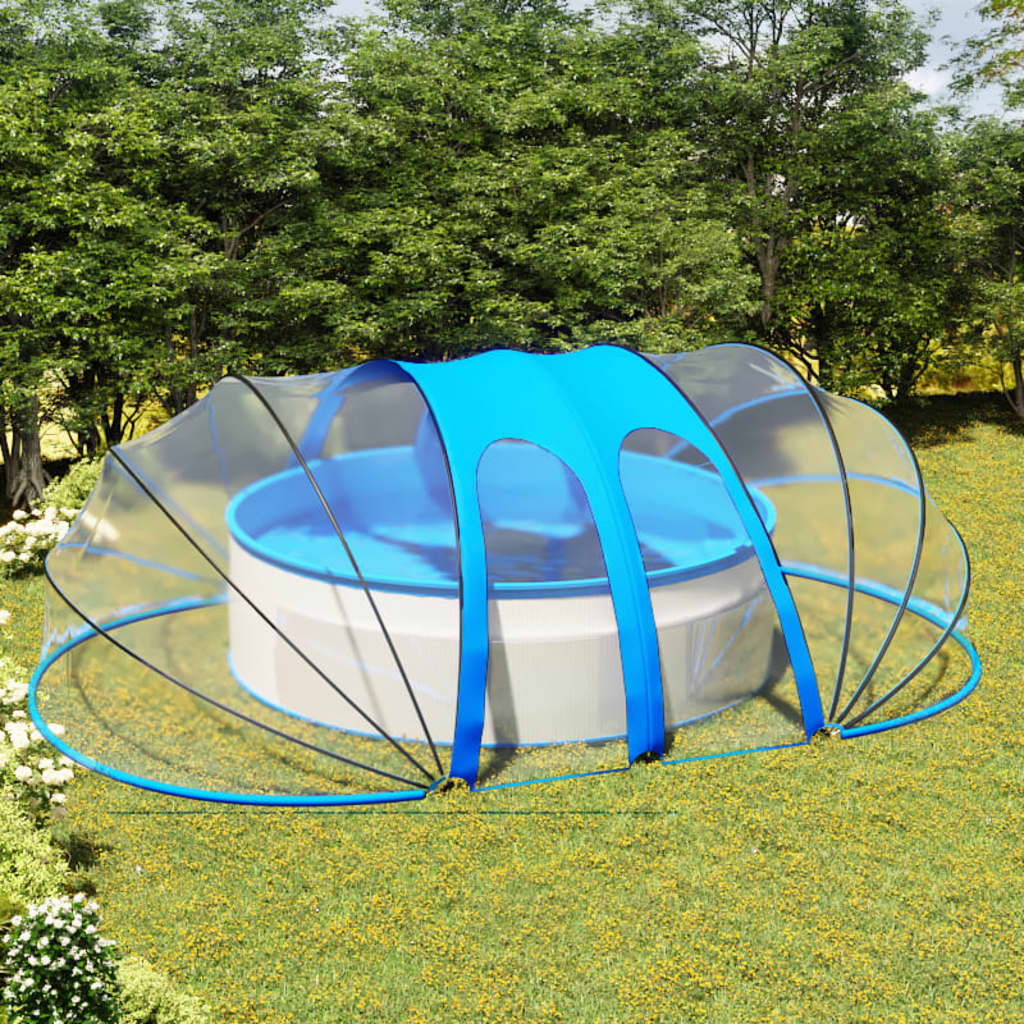 Swimming Pool Cover for Tubular Pools Swimming Pool Dome 550x275 cm