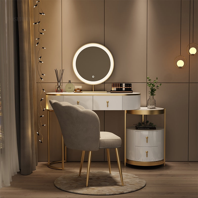 Dressing Table Set Minimalist Dressers Creative Multifunctional Luxury Schminktisch Set