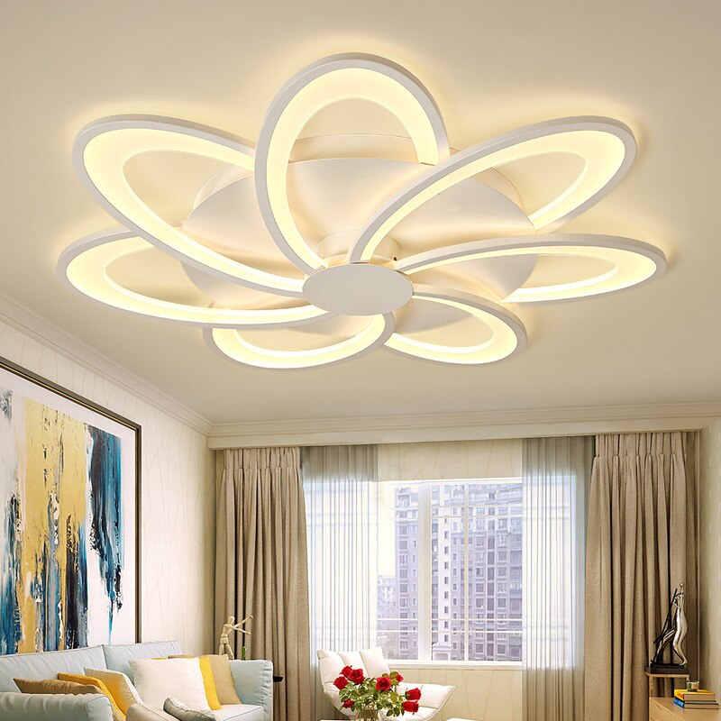 Ceiling Light Modern Led Creative Acrylic Lighting Flower Nordic Ceiling Lights