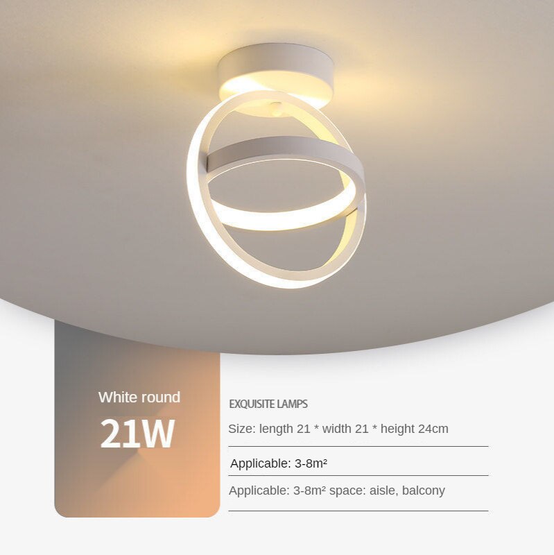 Ceiling Light Nordic Minimalist Ring Lighting Fixture Indoor Ceiling Lights