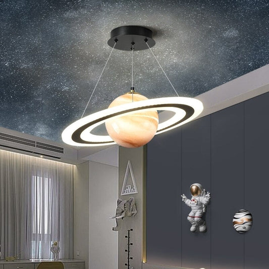 Children's Room Lighting Planet Glass Ball Creative Kids Room Lights