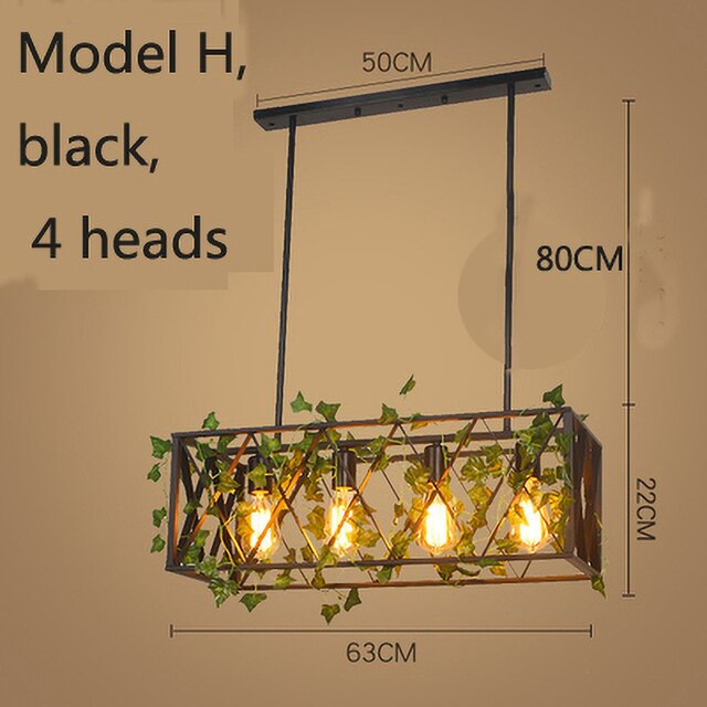 Pendant Light Vintage Bird Cage Lights Garland Hanging Garden Pendant Lights