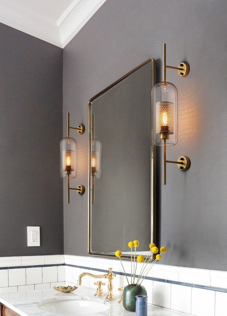 Wall Lamps Modern Glass Luminaire Sconce Bedsidel Golden Ball Wall Lights