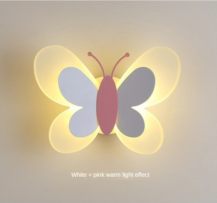 Wall Lamps Modern LED Sconce Nordic Cartoon Butterfly Kids Wall Lights