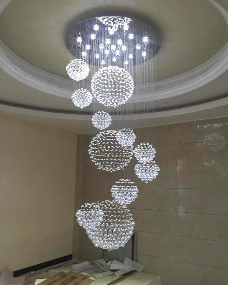 Chandelier Crystal Ball Design Lustre Large Lights Chandeliers