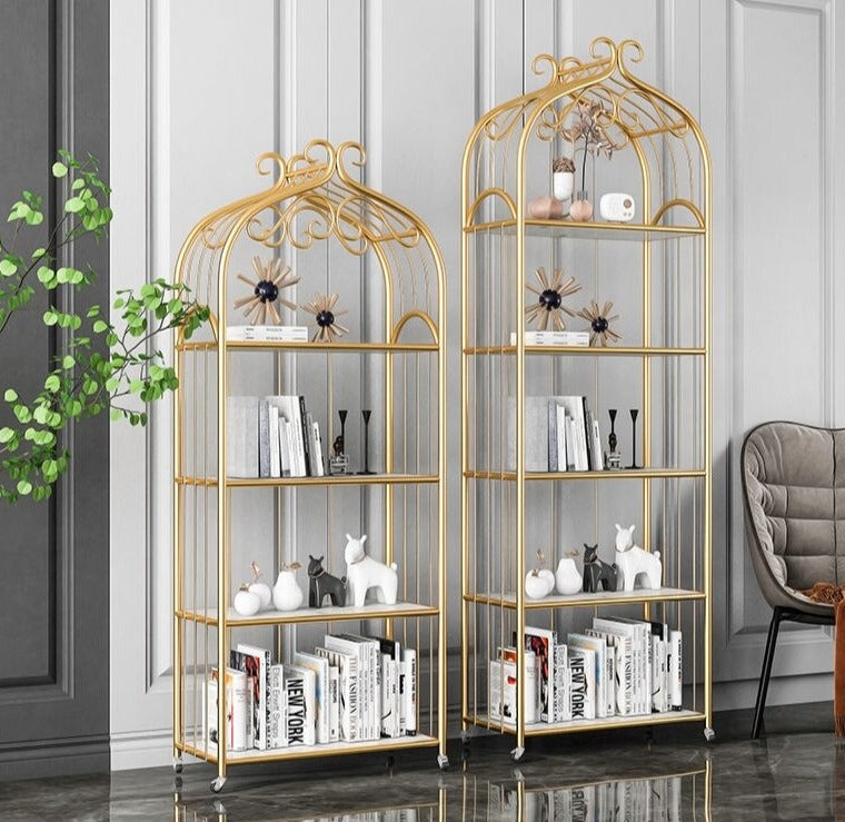 Storage Cabinets Living Room Nordic Racks Iron Art Bird Cage Storage Organizer Schränke