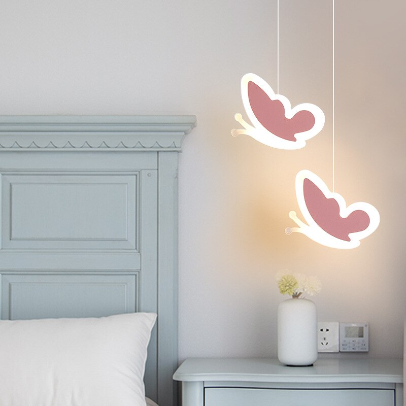  Modern LED Butterfly Flower Shape Room Hanging Pendant Lights