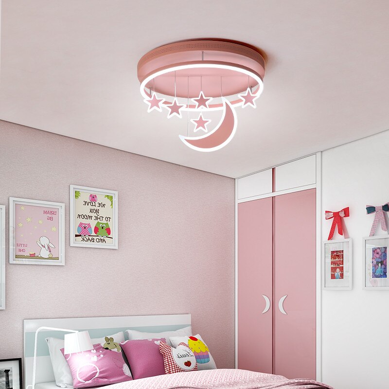 Children's Room Lighting Kids Room Modern Surface Mount Remote Contro LED Lights