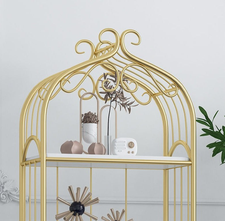 Storage Cabinets Living Room Nordic Racks Iron Art Bird Cage Storage Organizer Schränke